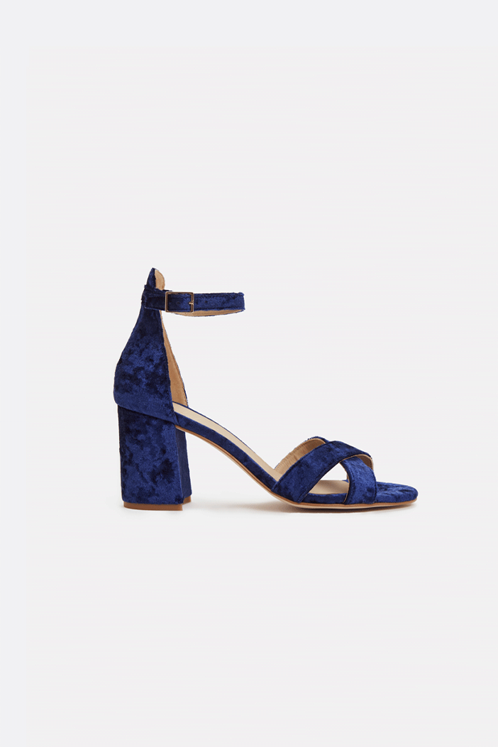 Block-Heel Clara Blue Navy
